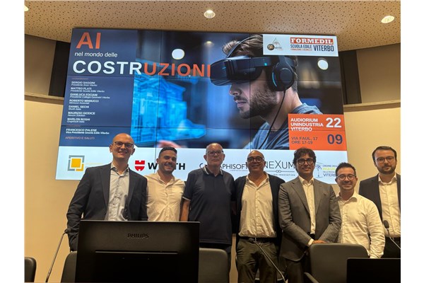 Grande interesse a Viterbo per l’incontro “AI nel mondo delle Costruzioni”